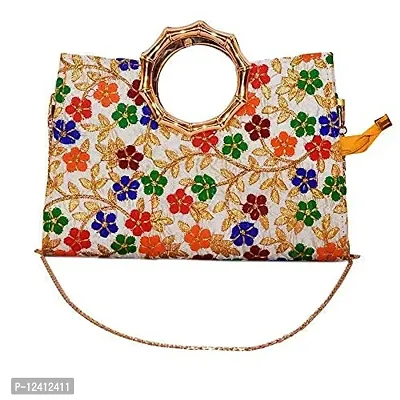 Buy Zardozi and Resham Embroidered Evening Potli Bags Online