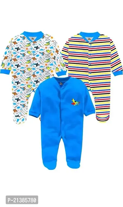 Cotton Rompers Sleepsuits Jumpsuit Night Suits for Kids-thumb0