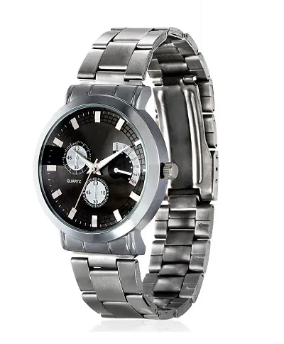 Stylish Metallic Day & Date Watches for Men