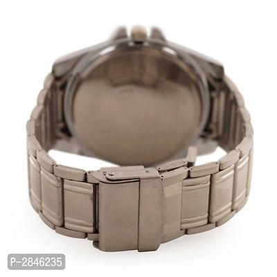 Silver Stainless Steel Analog Watch For Men-thumb3