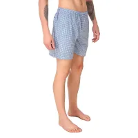 Stylish Multicoloured Cotton Blend Checked Basic Boxer For Men Pack Of 3-thumb2