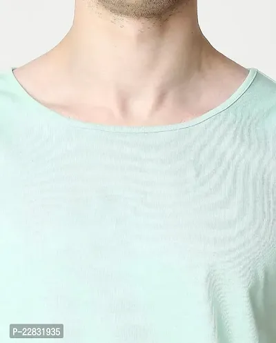 Stylish Green Polyester Sleeveless Gym Vest For Men-thumb4