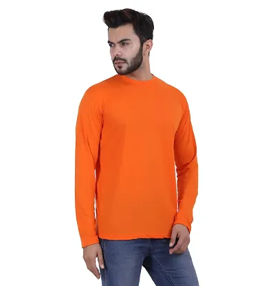 Fidato Mens Full Sleeves Round Neck T-shirt