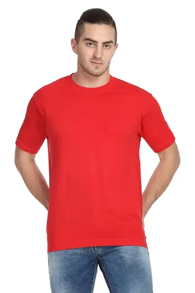 Urban Style Half Sleeves Round Neck T-Shirt (Large)