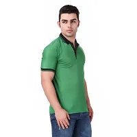 Stylish Green Polyester Polos For Men-thumb2