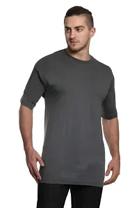 Fidato Mens Half Sleeves Round Neck T-shirt-thumb2