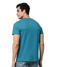 Blue Polyester Tshirt For Men-thumb1