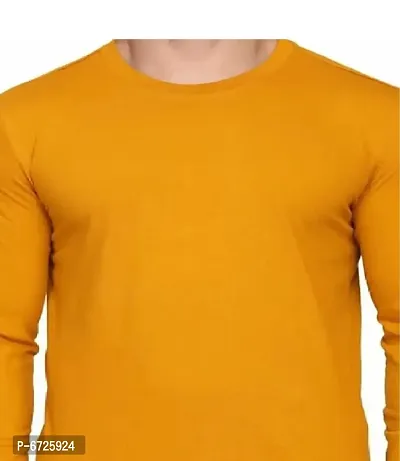 Copper Cotton Blend Tshirt For Men-thumb3
