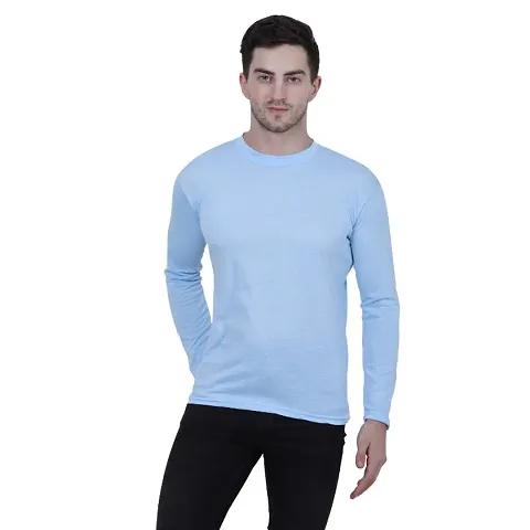 Fidato Mens Full Sleeves Round Neck T-shirt