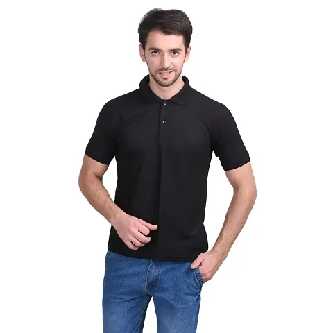Polyester Half Sleeves Polo T-shirt