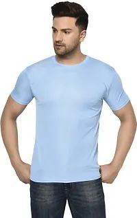 Classic Polyester Solid Tshirt for Men, Pack of 3-thumb3