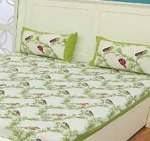 Classic Cotton Printed Double Bedsheet with Pillow Cover-thumb2