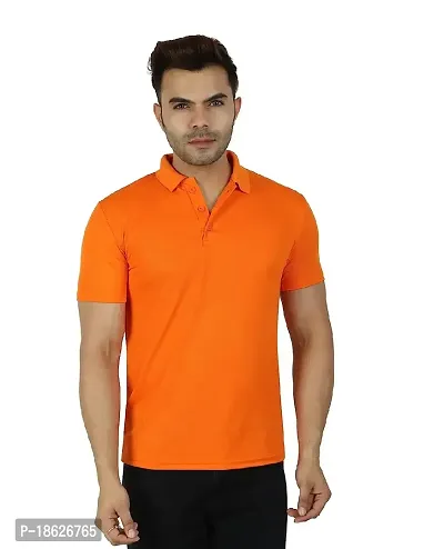 Fidato Men's Solid Polo Neck T-Shirt-Pack of 2-thumb4