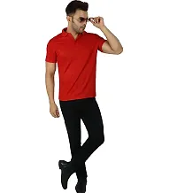 Fidato Solid Polo Neck T-Shirt for Men's- Pack of 2-thumb2