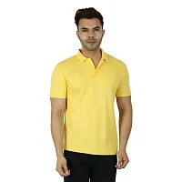 Fidato Solid Polo Neck T-Shirt for  Men's - Pack of 2-thumb1