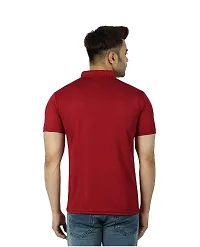 Fidato Men's Solid Polo Neck T-Shirt -Pack of 3-thumb3