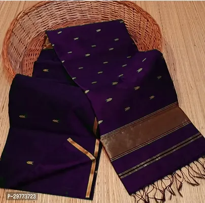 Stylish Cotton Silk Saree with Blouse piece-thumb0