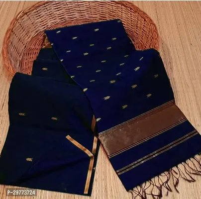 Stylish Cotton Silk Saree with Blouse piece