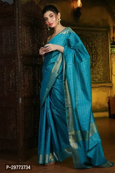 Stylish Cotton Silk Saree with Blouse piece