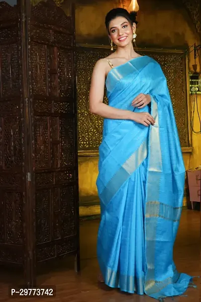 Stylish Cotton Silk Saree with Blouse piece