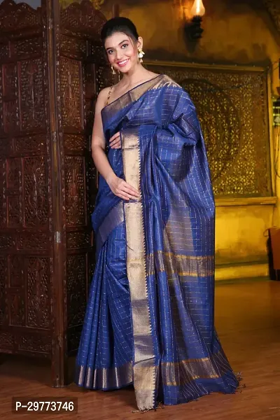 Stylish Cotton Silk Saree with Blouse piece