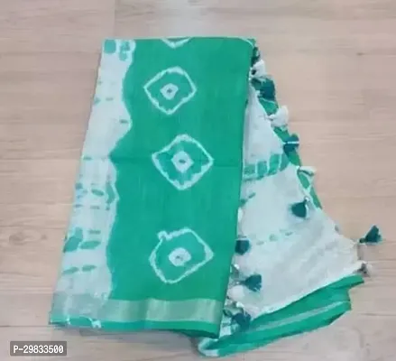 Stylish Cotton Saree with Blouse Piece-thumb0