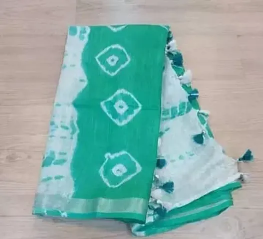 New In Cotton Saree with Blouse piece 