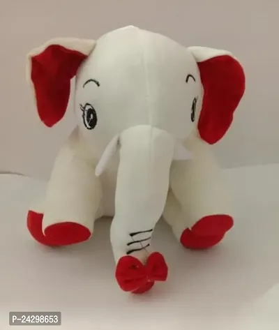 White Elephant Soft Toys For Kids-thumb0