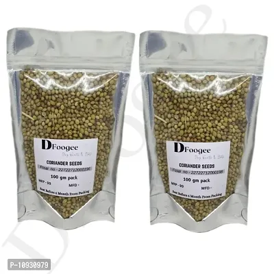 Dfoogee Natural  Coriander seeds (Dhaniya) 200gm-thumb0