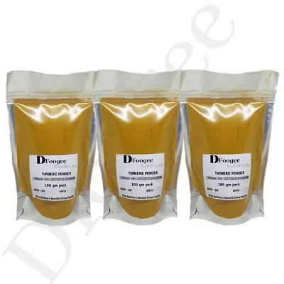 Dfoogee Natural Turmeric (Haldi) Powder 100gm each
