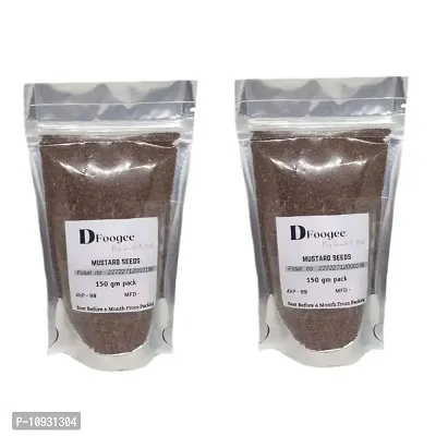 Dfoogee Natural  Small mustard seeds (Rai) 150gm each-thumb0