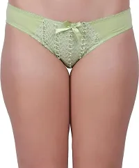 Womens Gorgeous Honeymoon Double Push up Bra Panty Bridal Green 32B-thumb4