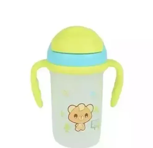 Child Chic Cartoon Printed Kids Sipper Cum Water Bottle with Handle