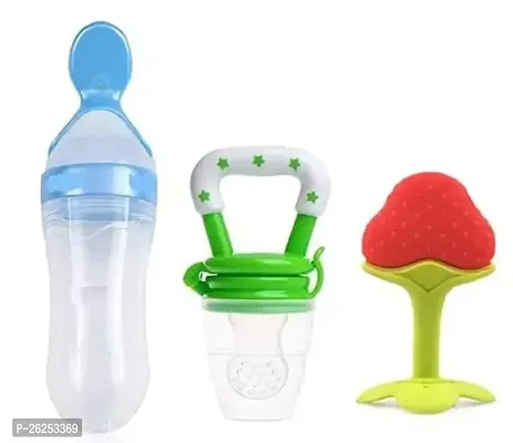 MOM S SIP Baby Cerelac Rice Paste Milk Cereal Bottle Food Feeder for 6 to 12 Months Baby Combo Pack of 3