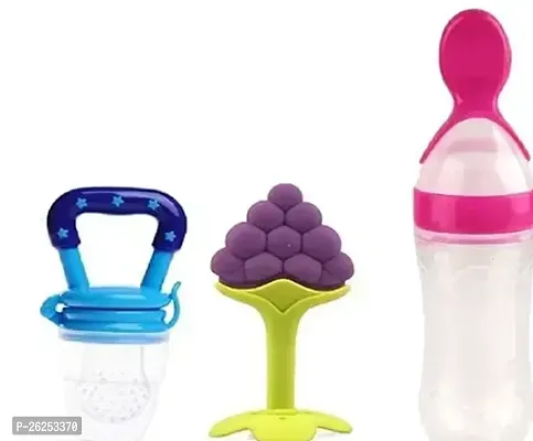 MOM S SIP Baby Cerelac Rice Paste Milk Cereal Bottle Food Feeder for 6 to 12 Months Baby Combo Pack of 3