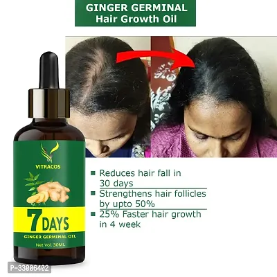 7 Days Ginger Oil for Hair Growth and Hair Fall Control