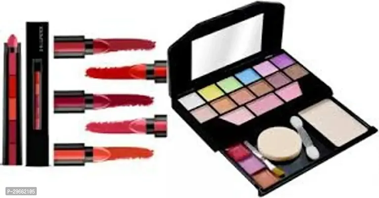 Makeup Eyeshadow Kit + 5 in 1 Lipstick-thumb0