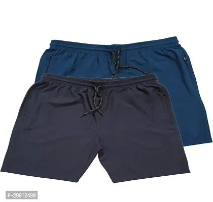 Stylish Polyester Short For Men Pack Of 2-thumb0