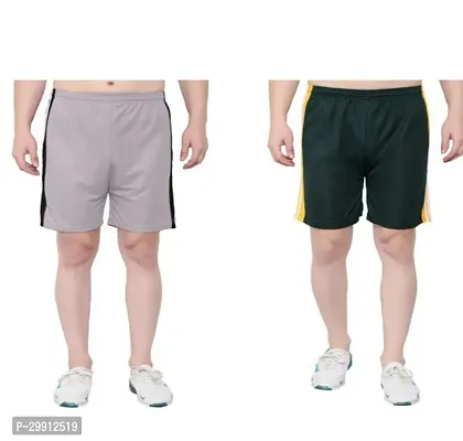 Stylish Polyester Short For Men Pack Of 2