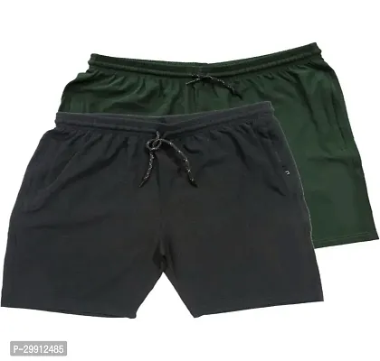 Stylish Polyester Short For Men Pack Of 2