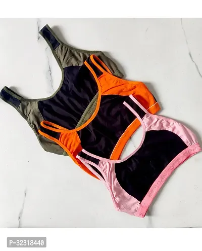 Stylish Sports Bra Pack Of 3