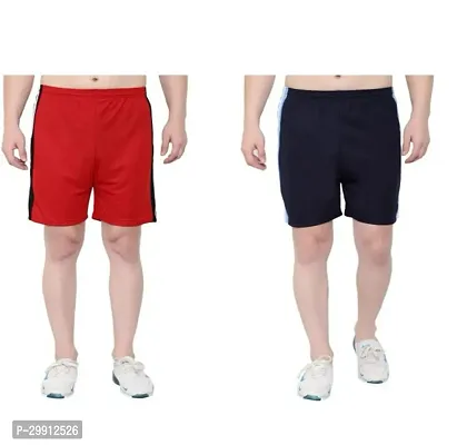 Stylish Polyester Short For Men Pack Of 2