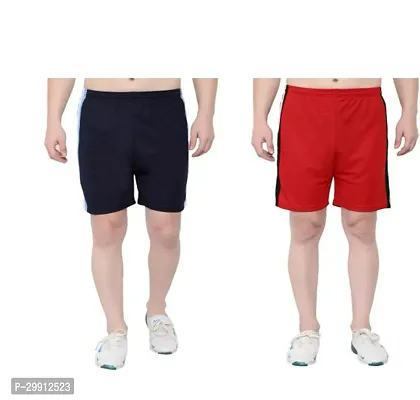 Stylish Polyester Short For Men Pack Of 2