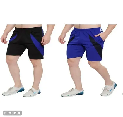 Stylish Polyester Short For Men Pack Of 2-thumb0