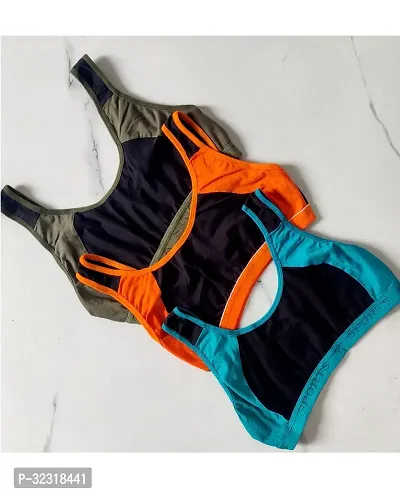 Stylish Sports Bra Pack Of 3