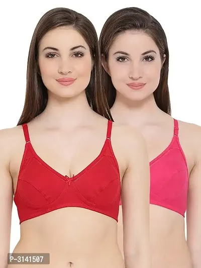 WOMEN COTTON SPANDEX BRAS PACK OF 2-thumb0