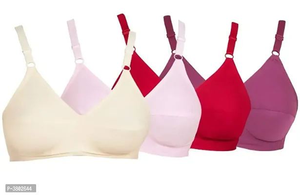 Women Trendy VIP Bra Pack Of 4 (Plus Size Available)