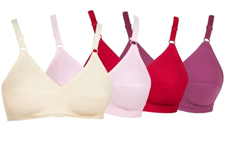 Women Trendy VIP Bra Pack Of 4 (Plus Size Available)