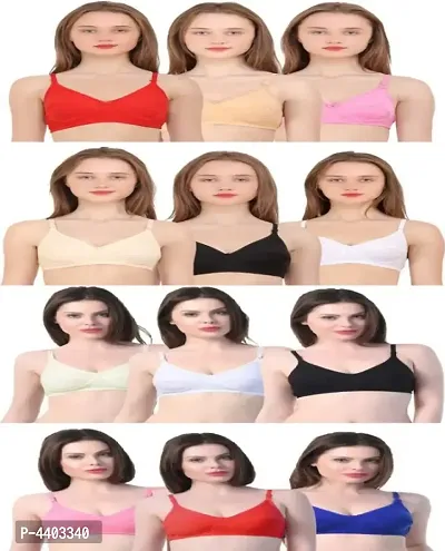 Women Trendy Bra Pack Of 12 (VIP)-thumb0