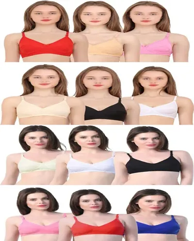 Women Trendy Bra Pack Of 12 (VIP)